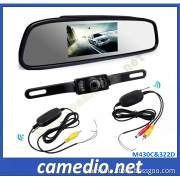 4.3" TFT LCD Wireless Car Rear View System with Night Vision Camera